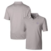 Men's Cutter & Buck TCU Horned Frogs Forge Pencil Stripe Stretch Polo