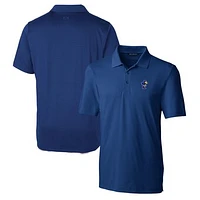 Men's Cutter & Buck Royal Kansas Jayhawks Forge Stretch Polo