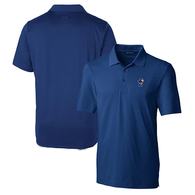 Men's Cutter & Buck Royal Kansas Jayhawks Forge Stretch Polo
