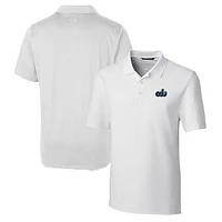 Men's Cutter & Buck White Old Dominion Monarchs Forge Stretch Polo