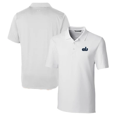 Men's Cutter & Buck White Old Dominion Monarchs Forge Stretch Polo