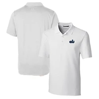 Men's Cutter & Buck White Old Dominion Monarchs Forge Stretch Polo