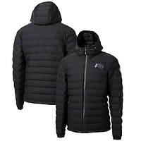 Men's Cutter & Buck Black Stephen F Austin Lumberjacks Mission Ridge Repreve Eco Insulated Puffer Full-Zip Jacket