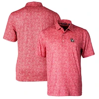 Men's Cutter & Buck NC State Wolfpack Pike Constellation Stretch Polo