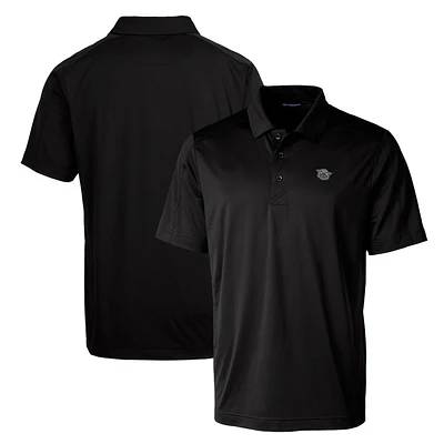 Cutter & Buck Black Cincinnati Bearcats Primary Team Logo Prospect Textured Stretch Polo