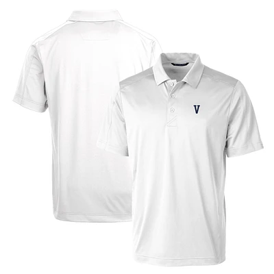 Cutter & Buck White Villanova Wildcats Primary Team Logo Prospect Textured Stretch Polo