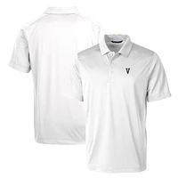 Cutter & Buck White Villanova Wildcats Primary Team Logo Prospect Textured Stretch Polo