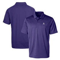 Cutter & Buck Northwestern Wildcats Primary Team Logo Prospect Textured Stretch Polo