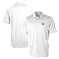 Cutter & Buck White Northwestern Wildcats Primary Team Logo Prospect Textured Stretch Polo