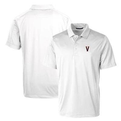 Cutter & Buck White Virginia Cavaliers Vintage Primary Team Logo Prospect Textured Stretch Polo
