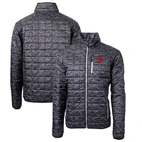 Cutter & Buck Black Western Kentucky Hilltoppers Primary Team Logo Rainier PrimaLoft Eco Insulated Printed Full-Zip Puffer Jacket