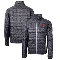 Cutter & Buck Black Western Kentucky Hilltoppers Primary Team Logo Rainier PrimaLoft Eco Insulated Printed Full-Zip Puffer Jacket