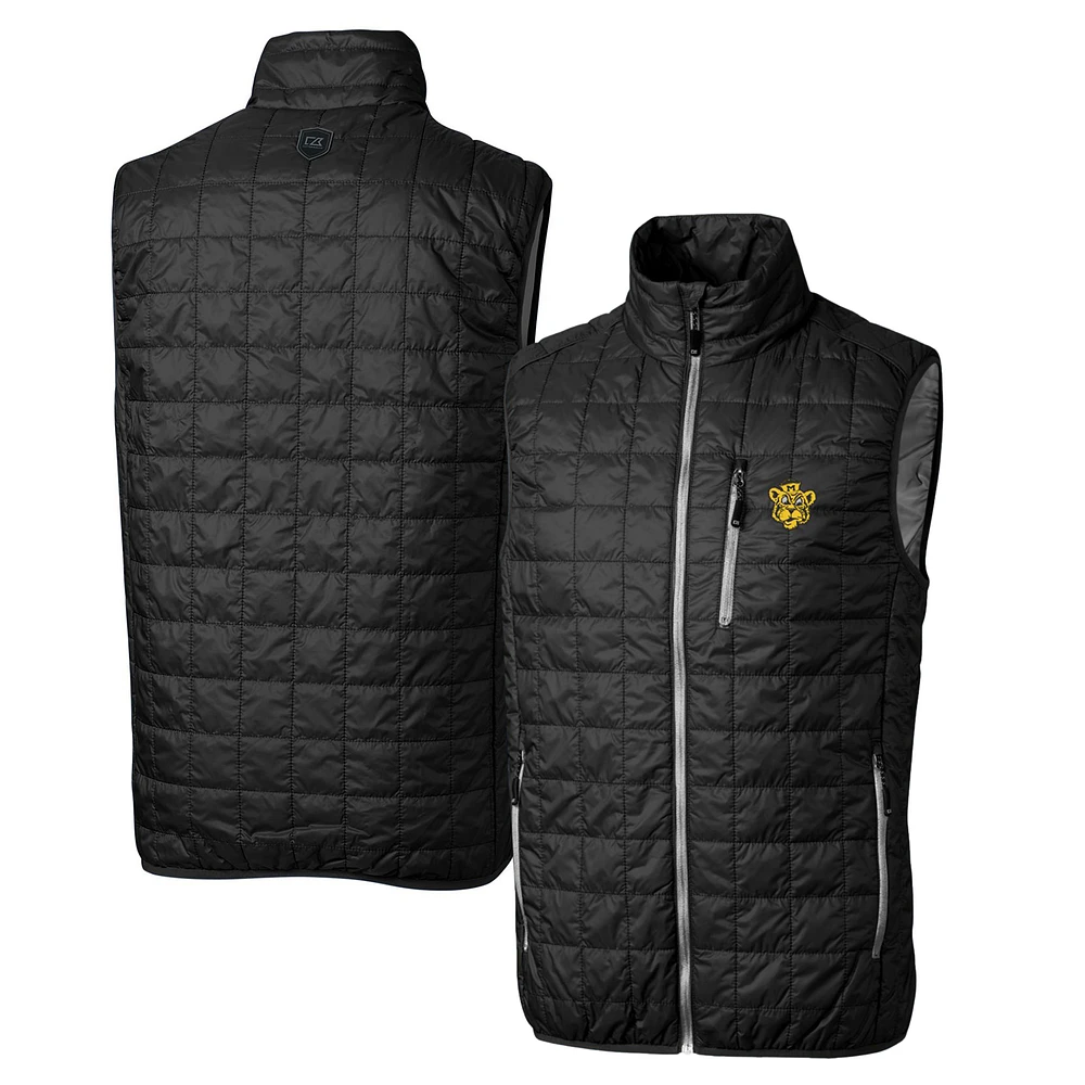 Cutter & Buck Missouri Tigers Primary Team Logo Rainier PrimaLoft Eco Insulated Full-Zip Puffer Vest