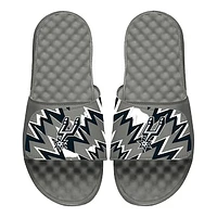 Youth ISlide Gray San Antonio Spurs High Energy Slide Sandals