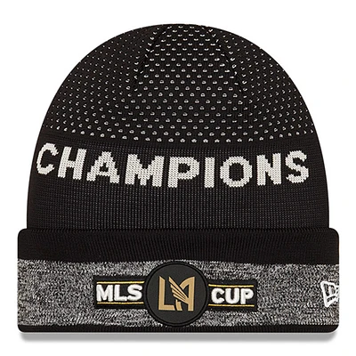 New Era Black LAFC 2022 MLS Cup Champions Locker Room Knit Hat