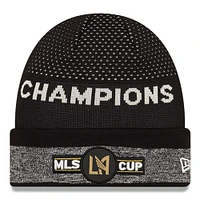 New Era Black LAFC 2022 MLS Cup Champions Locker Room Knit Hat