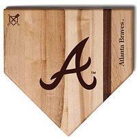 Baseball BBQ Atlanta Braves 12'' x 12'' Home Plate Cutting Board