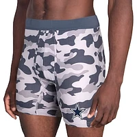 Men's Concepts Sport Charcoal Dallas Cowboys Invincible Knit Boxer Brief