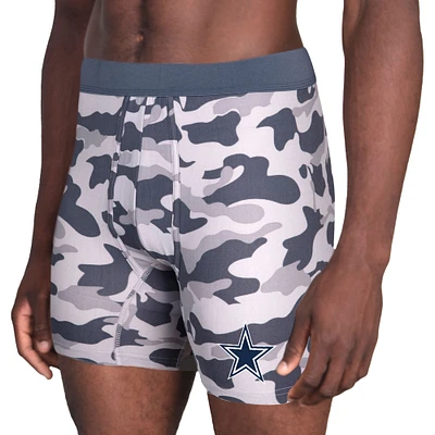 Men's Concepts Sport Charcoal Dallas Cowboys Invincible Knit Boxer Brief