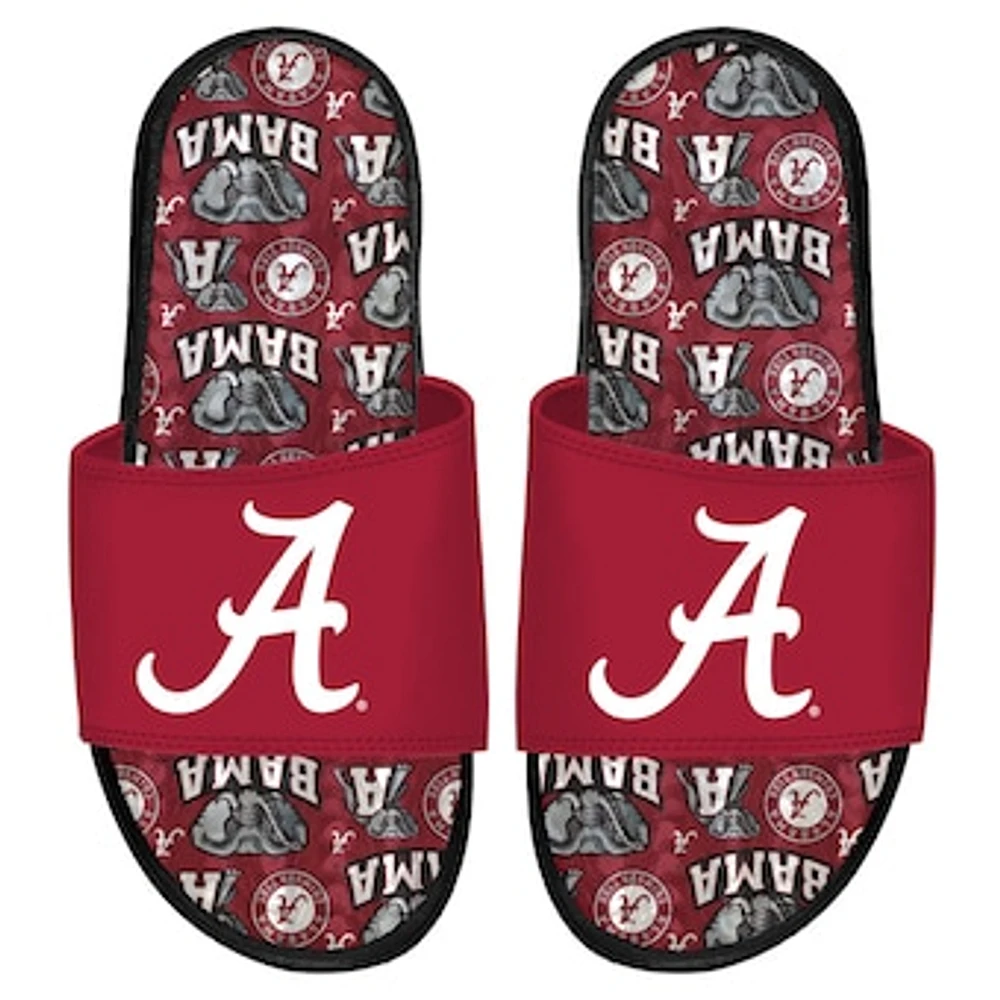 ISlide Alabama Crimson Tide Team Pattern Gel Slide Sandals