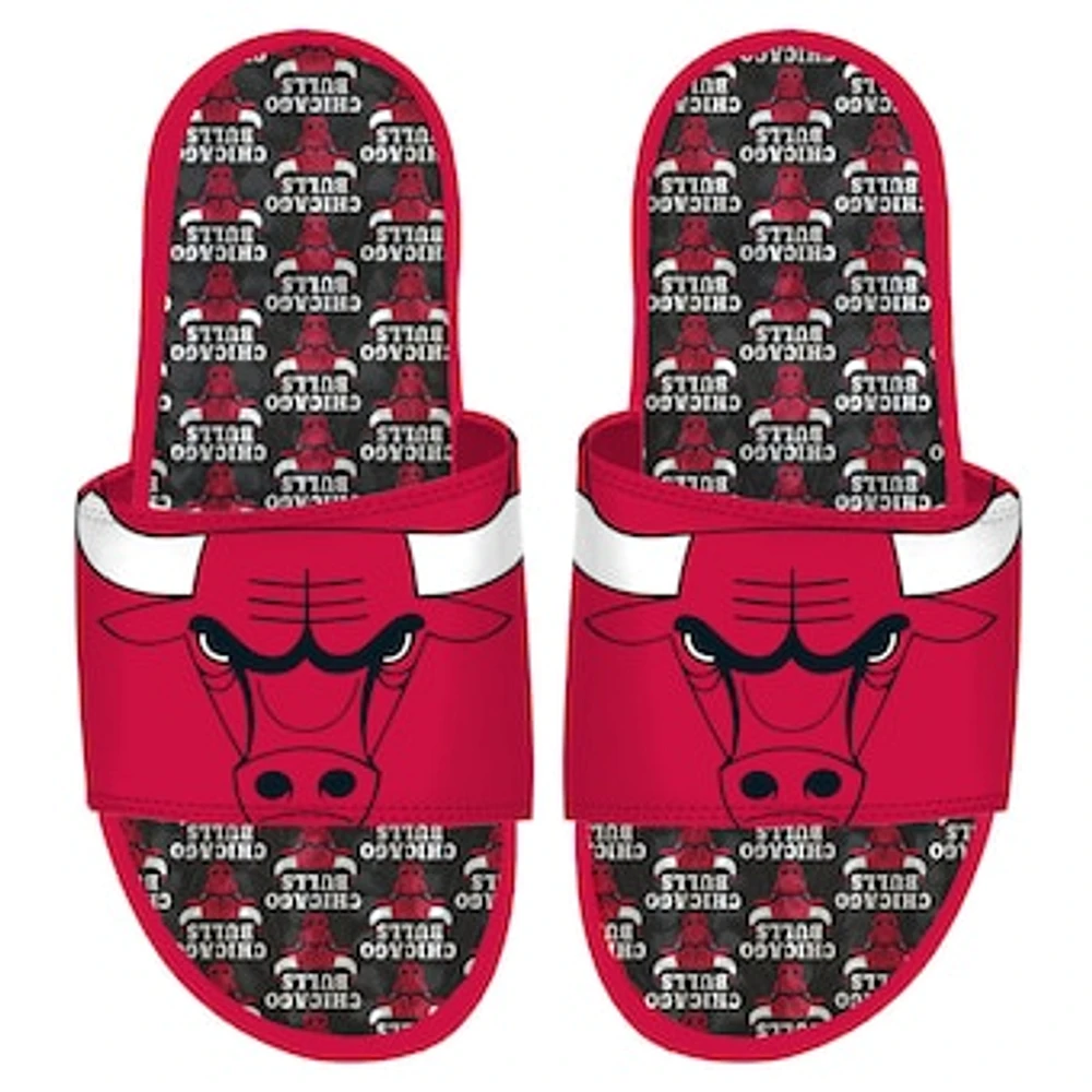 ISlide Chicago Bulls Team Pattern Gel Slide Sandals