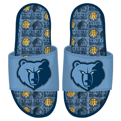 ISlide Memphis Grizzlies Team Pattern Gel Slide Sandals