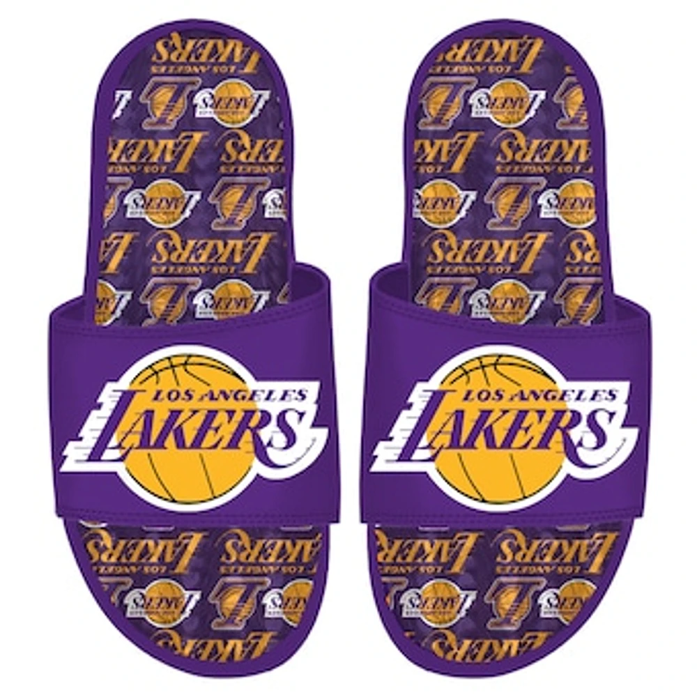 ISlide Los Angeles Lakers Team Pattern Gel Slide Sandals