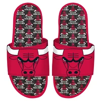 Youth ISlide Chicago Bulls Team Pattern Gel Slide Sandals