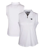 Women's Cutter & Buck White Cincinnati Bearcats Forge Stretch Sleeveless Polo
