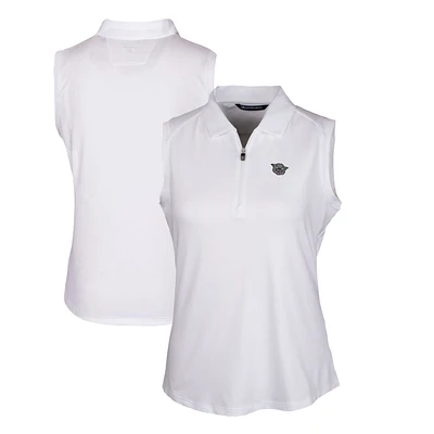 Women's Cutter & Buck White Cincinnati Bearcats Forge Stretch Sleeveless Polo