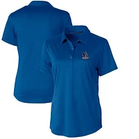 Women's Cutter & Buck Royal Delaware Fightin' Blue Hens Vault Prospect Textured Stretch Polo