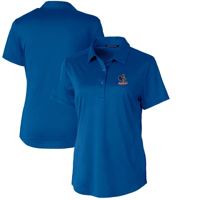 Women's Cutter & Buck Royal Delaware Fightin' Blue Hens Vault Prospect Textured Stretch Polo