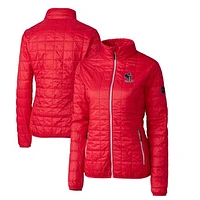 Women's Cutter & Buck Delaware Fightin' Blue Hens Vault Rainier PrimaLoft Eco Insulated Full-Zip Puffer Jacket