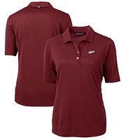 Women's Cutter & Buck Crimson New Mexico State Aggies Team Virtue Eco Pique Recycled Polo