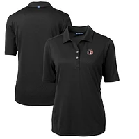 Women's Cutter & Buck Black Florida State Seminoles Team Virtue Eco Pique Recycled Polo