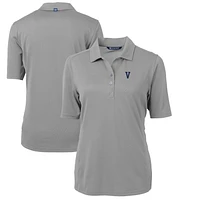 Women's Cutter & Buck Gray Villanova Wildcats Team Virtue Eco Pique Recycled Polo