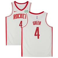 Jalen Green White Houston Rockets Autographed Nike 2021-22 Association Edition Swingman Jersey with "Unicorn" Inscription