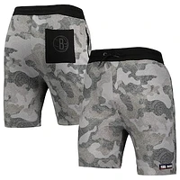 Men's NBA x Hugo Boss Brooklyn Nets Black Slam Camo Shorts