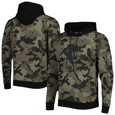 Men's Hugo Boss Olive NBA Camo Pullover Hoodie