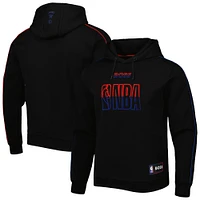 Men's NBA x Hugo Boss Black Team Bounce Tri-Blend Pullover Hoodie