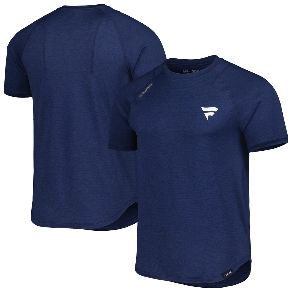 Men's LEGENDS Navy Fanatics Corporate Enzo Tri-Blend Raglan T-Shirt