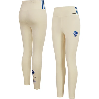 Women's Pro Standard Cream Los Angeles Rams Retro Classic Jersey Leggings