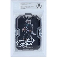 Jalen Hurts Philadelphia Eagles Autographed 2020 Panini Prizm Black #PB-19 Beckett Fanatics Witnessed Authenticated Rookie Card