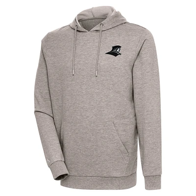 Men's Antigua Oatmeal Providence Friars Action Pullover Hoodie