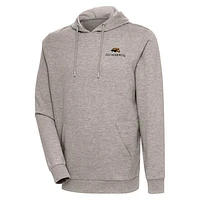 Men's Antigua Oatmeal Southern Miss Golden Eagles Action Pullover Hoodie