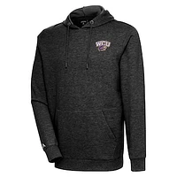 Men's Antigua Heather Western Carolina Catamounts Action Pullover Hoodie