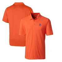 Men's Cutter & Buck Orange Denver Broncos Throwback Logo Forge Stretch Polo