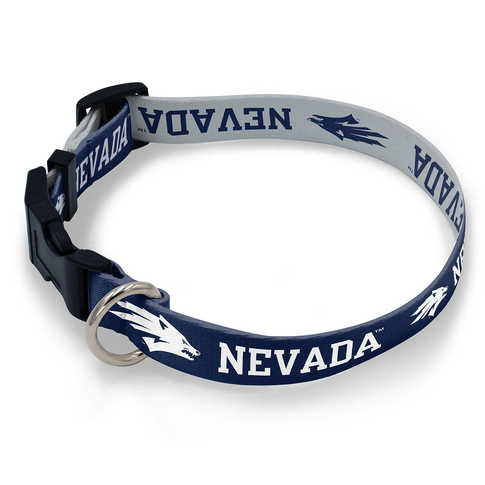 WinCraft Nevada Wolf Pack Medium Adjustable Pet Collar
