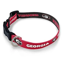 WinCraft Georgia Bulldogs Medium Adjustable Pet Collar