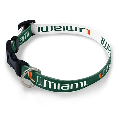 WinCraft Miami Hurricanes Medium Adjustable Pet Collar